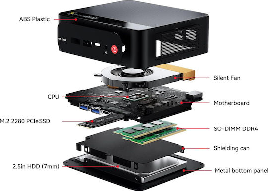 Beelink SER5 Pro Mini PC (Ryzen 5 5625U/16GB DDR4/500GB SSD/W11 Pro)