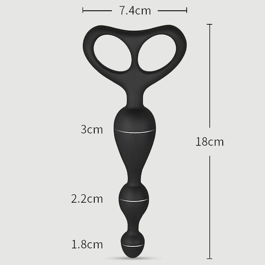Black Anal Beads