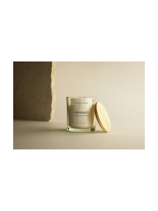 Sandelholz Noir Pflanzliches Aromatisches Kerze Gefäß 200gr Eternal Olphactory