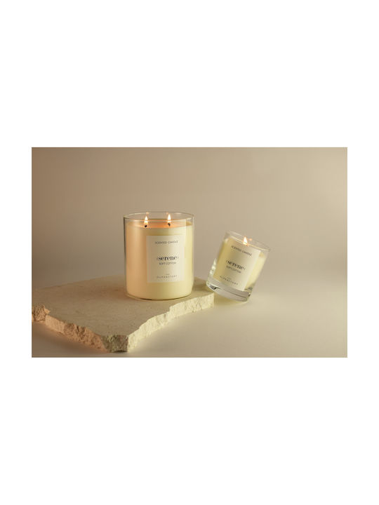 Soft Cotton Φυτικό Αρωματικό Κερί Καπάκι 790gr Serene Olphactory