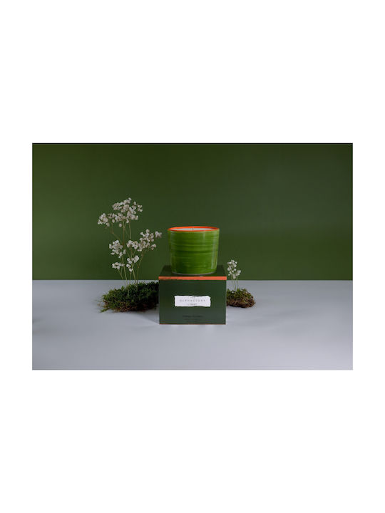 Champs Elysees Monochrome Herbal Aromatic Candle 320gr Handmade Olphactory Container