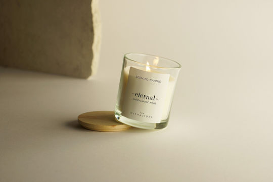 Sandalwood Noir Herbal Aromatic Candle With Lid 200gr Eternal Olphactory