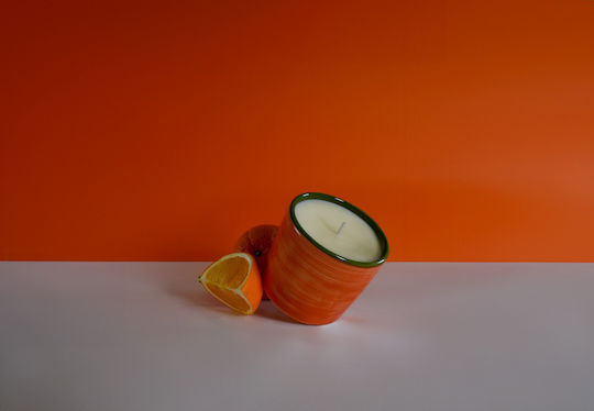 Jardin Des Orangers Monochrome Herbal Aromatic Candle 320gr Handmade Olphactory Container