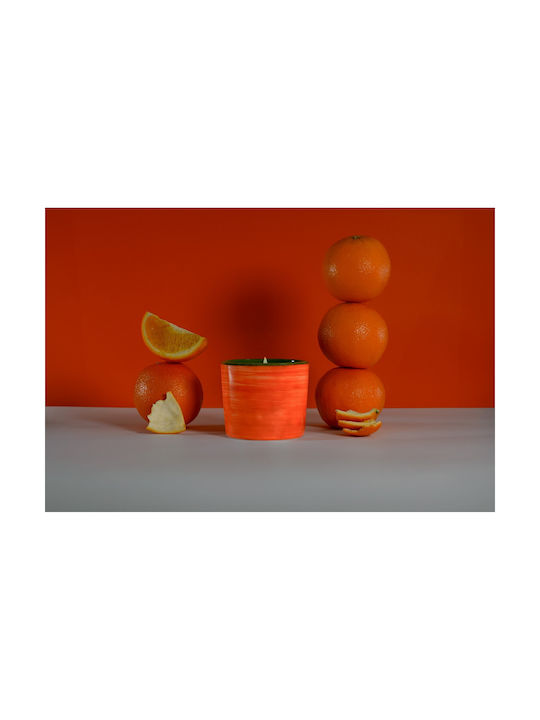 Jardin Des Orangers Monochrome Herbal Aromatic Candle 320gr Handmade Olphactory Container
