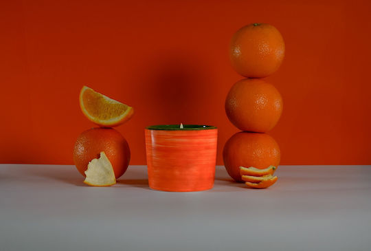 Jardin Des Orangers Monochrome Herbal Aromatic Candle 320gr Handmade Olphactory Container