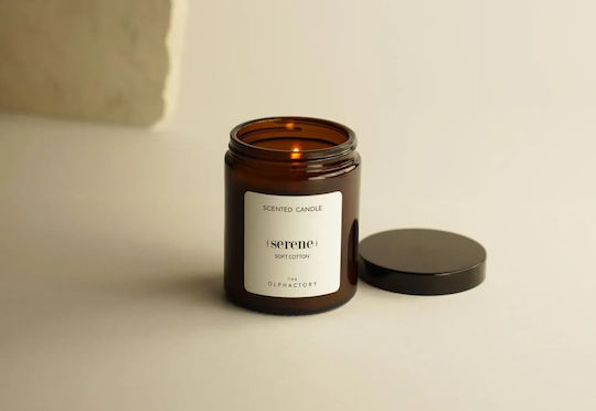 Lumânare Aromatică Vegetală Soft Cotton Cu Capac 135gr Serene Olphactory Lumânare Aromatică Vegetală Soft Cotton Cu Capac 135gr Serene Olphactory