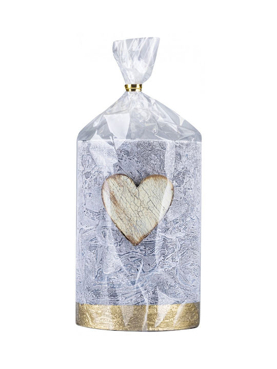 Donau Decorative Gray Candle