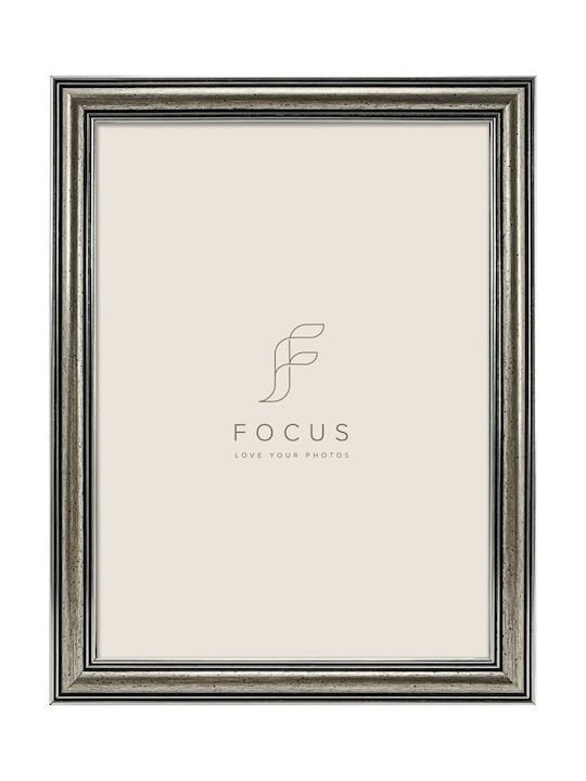 Focus Fotorahmen Silber mit Silbernem Rahmen