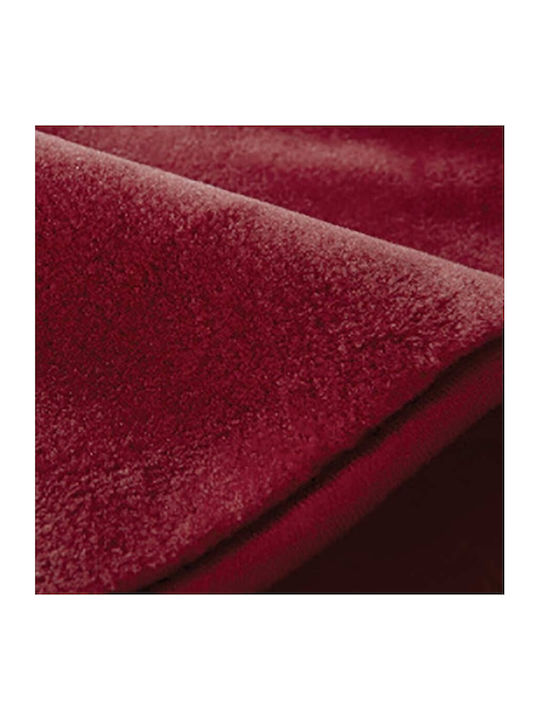 Belpla Ster 16Bordo Κουβέρτα Ισπανίας Βελουτέ Μονή 160x220εκ. Μπορντό