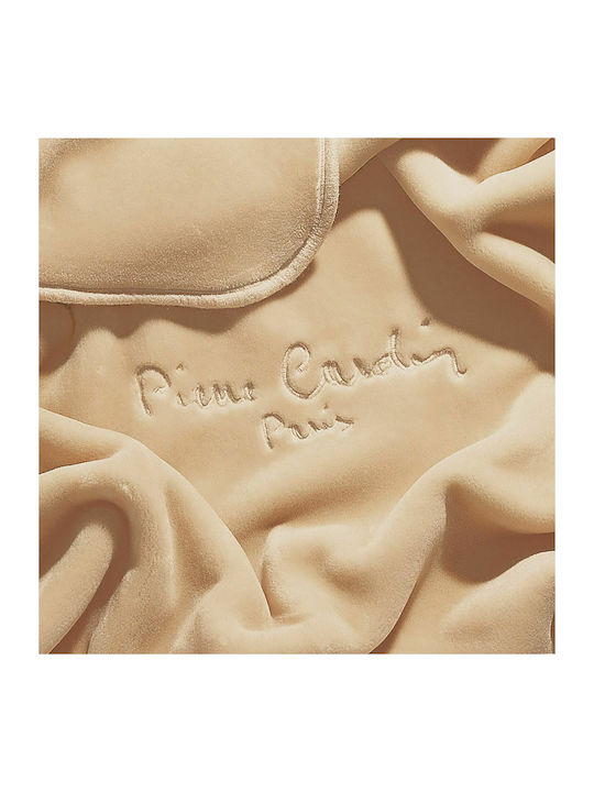 Pierre Cardin Nancy Pătură Spania Catifea Supraînălțată 240x260cm Off White