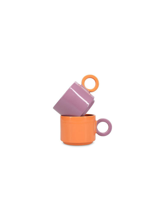 Sans Marque Keramiktasse Lila
