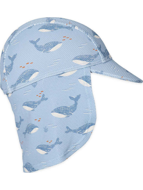 Little Dutch Kids' Hat Sunscreen Ocean Light Blue