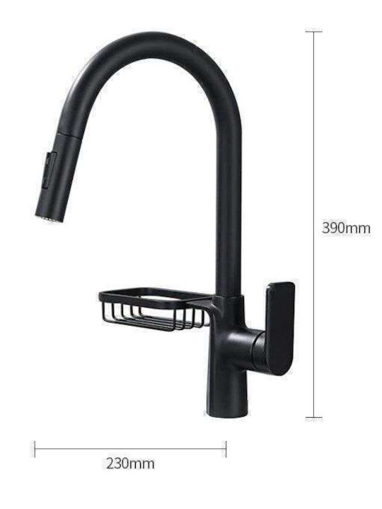 Tall Kitchen Faucet Counter Silver