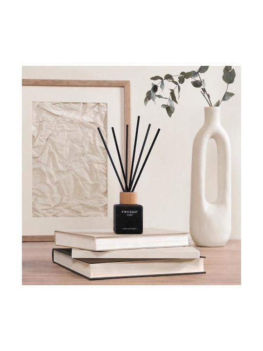 Fresso Raumduft Stäbchen Cadence 100 Ml Premium Home Reed Diffusor Flowscent Schwarz Glasflasche Schwarze Stäbchen Fiberglass 1 Stück 390006/fre