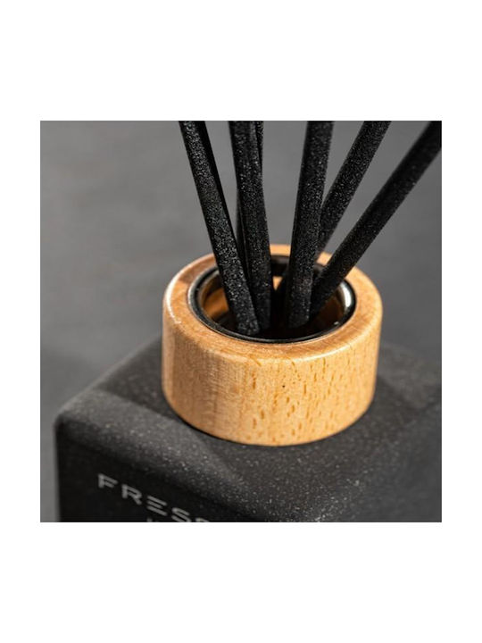 Fresso Raumdüfte Stäbchen Molise 100 Ml Premium Zuhause Reed Diffusor Flowscent Schwarzes Glasflasche Schwarze Stäbchen Fiberglass 1 Stück