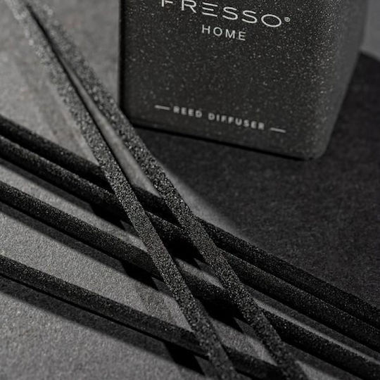 Fresso Home Fragrance Stick Molise 100 Ml Premium Home Reed Disseminator Flowscent Black Glass Bottle Black Sticks Fiberglass 1 Piece 390020/fre Fresso 5905979390020
