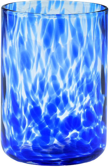 Estia Colorburst Комплект Чаши за Вода Стъклени Сини 360ml 6бр