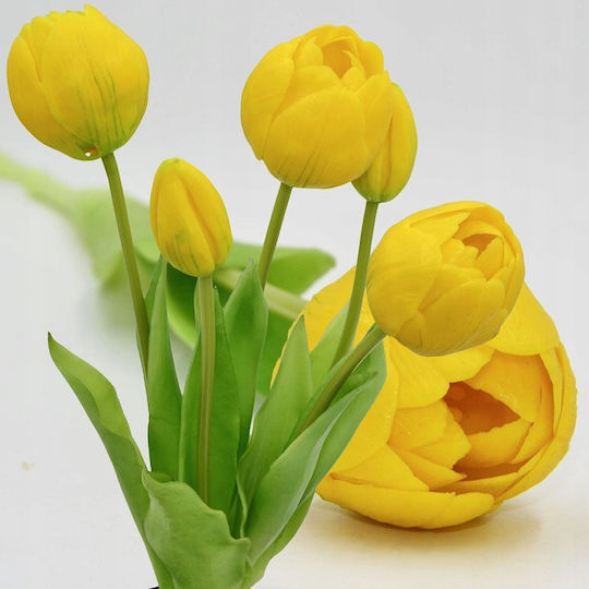 Blumenstrauß aus Pfingstrosen Gelbe 39cm Saska Garden