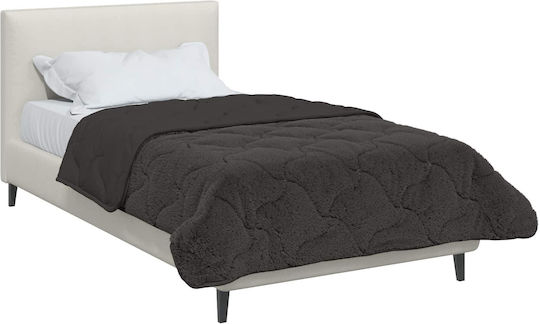 vidaXL vidaXL Fleece Decke Couch 135x200cm Anthrazit