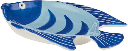 Butlers Taverna Placă Joasă Ceramică Albastră cu Diametru 23cm