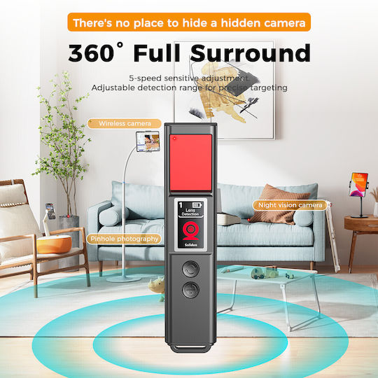 XO Camera & GPS Tracker Detector 1-6500MHz