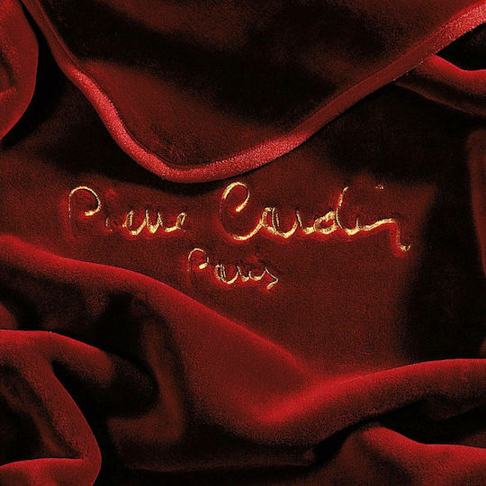 Pierre Cardin Nancy Κουβέρτα Ισπανίας Βελουτέ Μονή 160x240εκ.