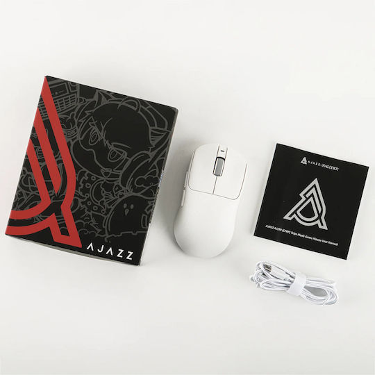 Ajazz AJ199 MAX Tri-mode Carbon Fiber Edition Ασύρματο Gaming Ποντίκι 26000 DPI Carbon Fiber Edition
