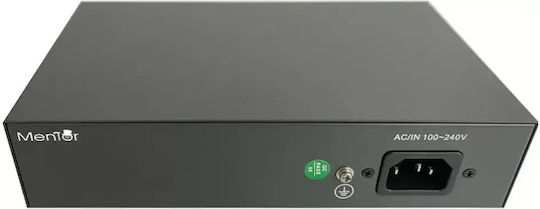 Switch 4+2 Poe Wireless Rj45 78w 10/100mbps 220v Mentor Sy083 Sisteme Interfon
