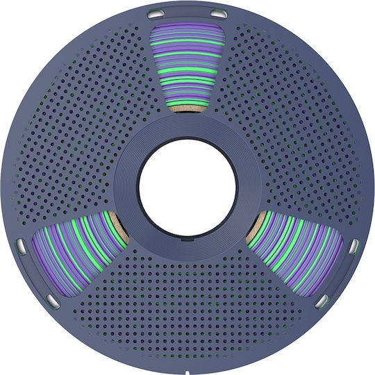 Sunlu PLA+ 3D Printer Filament πράσινο και μοβ