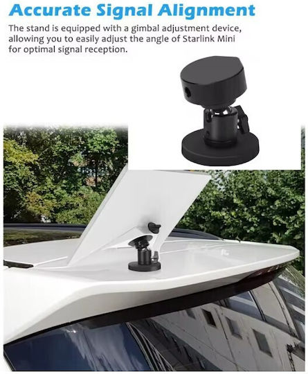Магнитна Основa За Монтаж На Таван На Автомобил Starlink Mini 2024 Модел Здрава Регулируема Магнитна Скоба Стабилен Сателитен Сигнал На Прозорци И Люкове Автомобили Кемпери Лодки Яхти Черна Код 1-per0166
