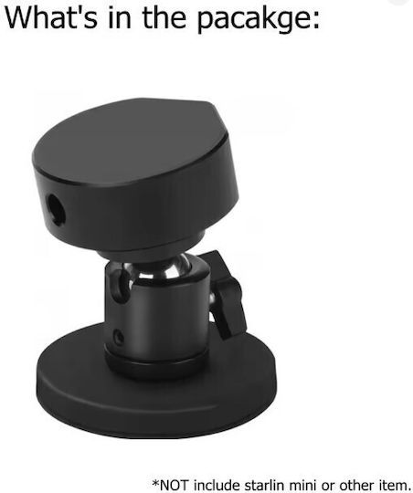Магнитна Основa За Монтаж На Таван На Автомобил Starlink Mini 2024 Модел Здрава Регулируема Магнитна Скоба Стабилен Сателитен Сигнал На Прозорци И Люкове Автомобили Кемпери Лодки Яхти Черна Код 1-per0166