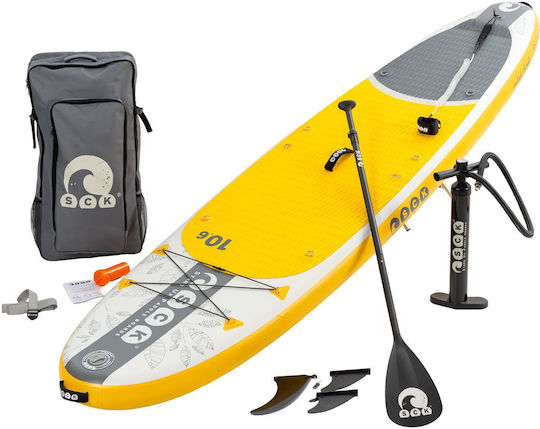 SCK Mare Doro 10’6″ Inflatable SUP Board / Kayak with Length 3.2m Yellow