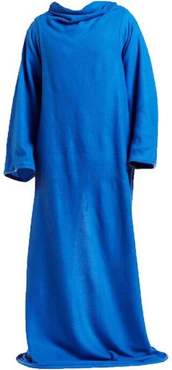 Κουβέρτα Fleece με Μανίκια 138x180εκ. Μπλε AT15033BLUE Κουβέρτα Fleece με Μανίκια 138x180εκ. Μπλε AT15033BLUE