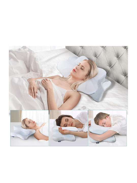 Μαξιλάρι Ύπνου Memory Foam Ανατομικό 63x38x9cm