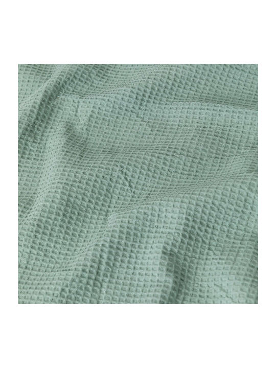 Borea Waffle Pique Blanket Double 230x260cm Verde