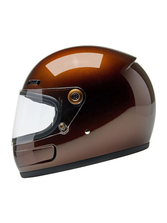 Biltwell Gringo SV Metallic Whisky Motorradhelm Vollgesicht ECE 22.06