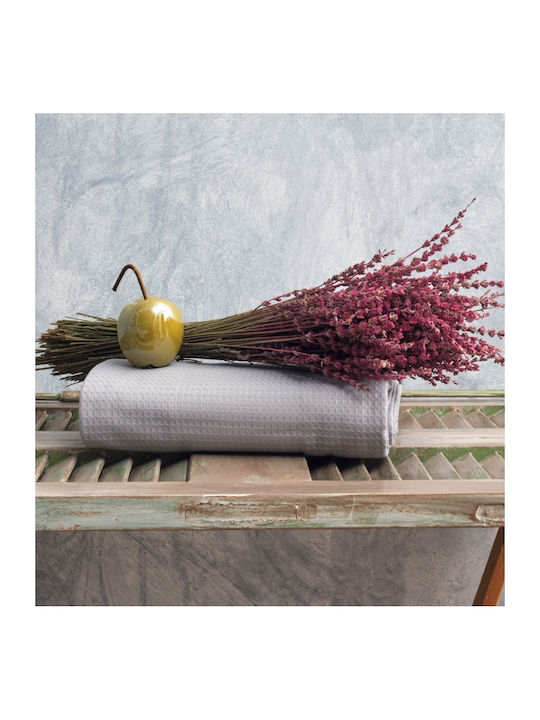 Cokitex Sommer Decke Piqué King Size 265x280cm Grau