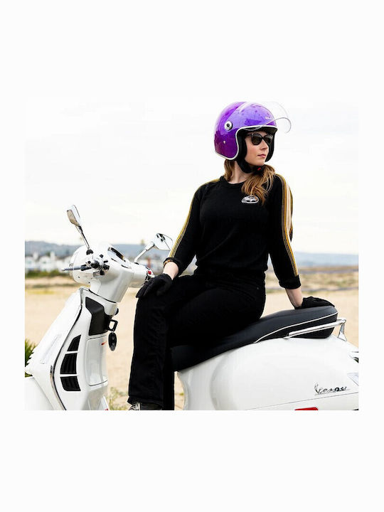 Biltwell Tahoe Metallic Grape Κράνος Μηχανής Jet DOT / ECE 22.06
