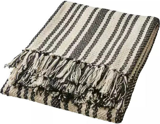 Affari Anna Καναπέ 125x175εκ. Ιβουάρ/μαύρο Affari Anna Καναπέ 125x175εκ. Ιβουάρ/μαύρο