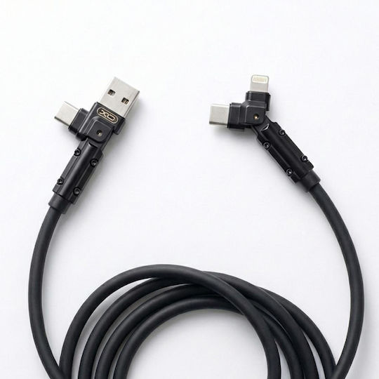XO Cablu USB la Type-C / Lightning 16.005.0414