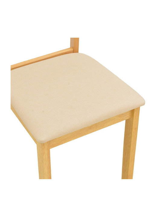 Dallan Wooden Dining Chairs Natural Shade 2pcs 40x47.5x89cm