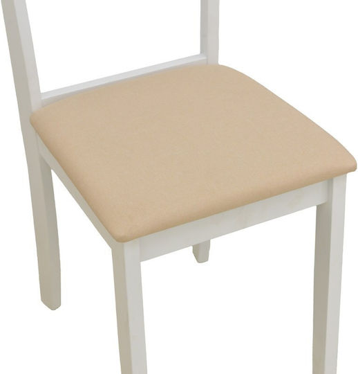 Dallan Wooden Dining Chairs White 2pcs 40x47.5x89cm