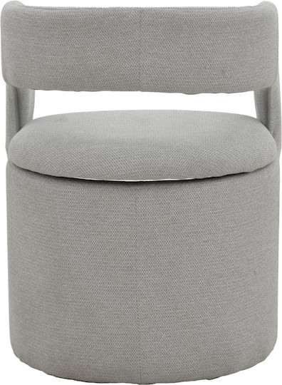Cocon Ess- und Küchenstühle mit Stoffbezug Grau Beige 58x58x80cm