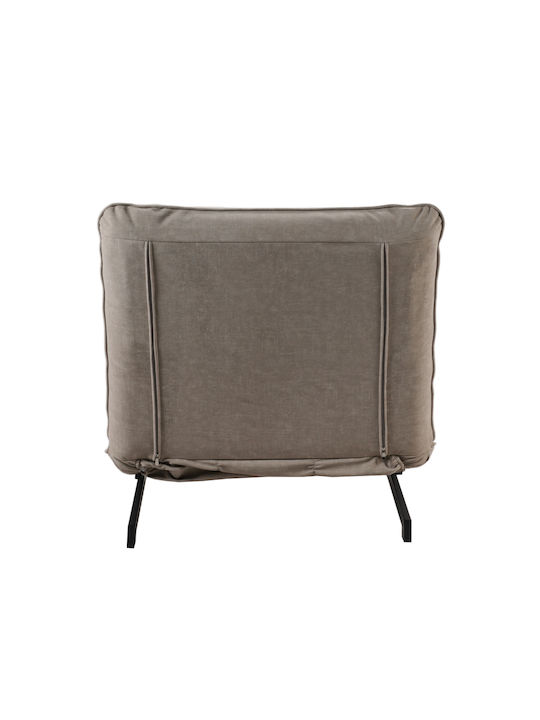 Tessera Sessel Bett Taupe 86x86x83cm