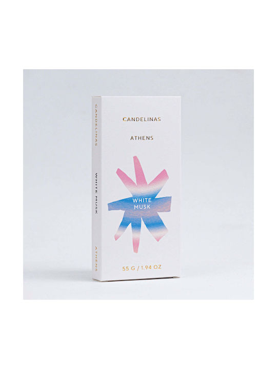 Candelinas White Musk Wax Melt Snap Bar 55g Φυτικό Αρωματικό Κερί