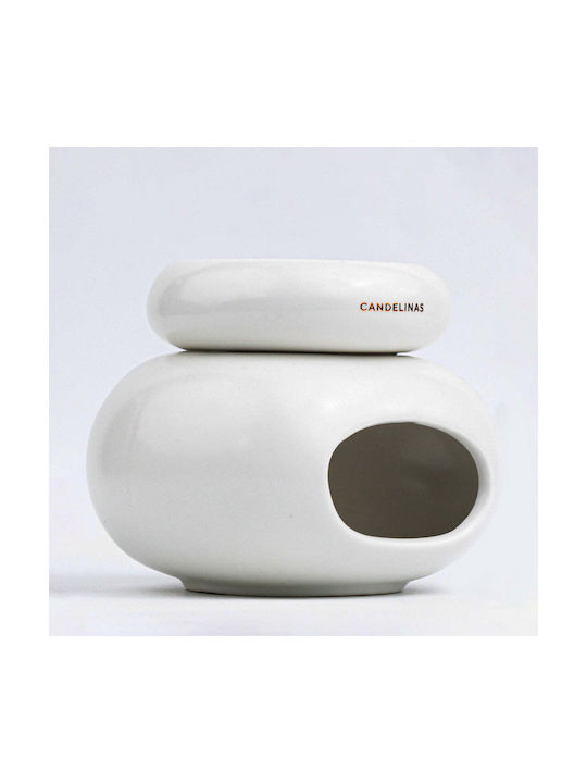 Candelinas Cyclades Wax Melter Ceramic Home Fragrance Tealight Holder