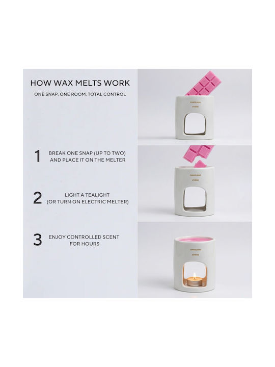 Candelinas Veiled Cashmere Wax Melt Snap Bar 55g Φυτικό Αρωματικό Κερί