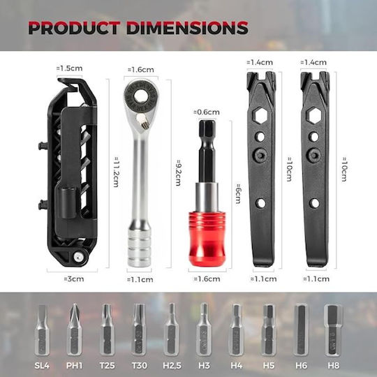 Rockbros 10-in-1 Multitool 430038001