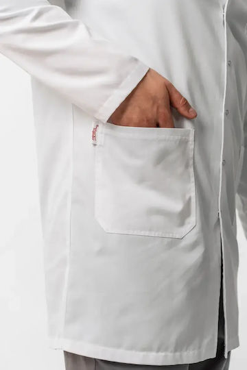 Masstex Unisex Ρούχο Γιατρών / Νοσηλευτών Λευκό