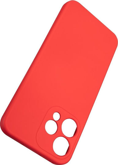 Beline Rückseite Umschlag aus Silikon Rot für Oppo Reno 15
